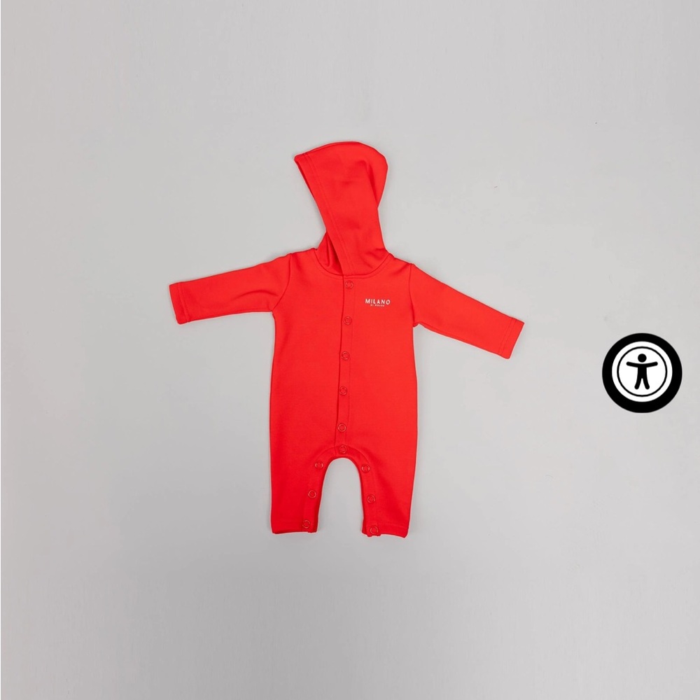 Milano Vibrant Red Kids Footie